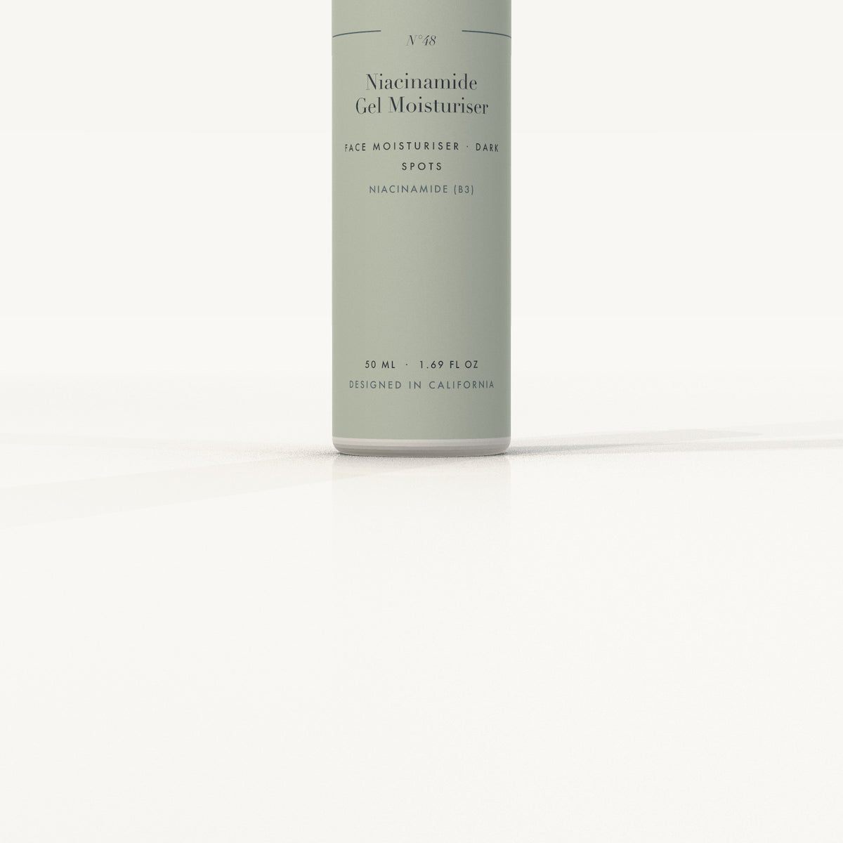 Ojen® N°48 Niacinamide Gel Moisturiser — label detail
