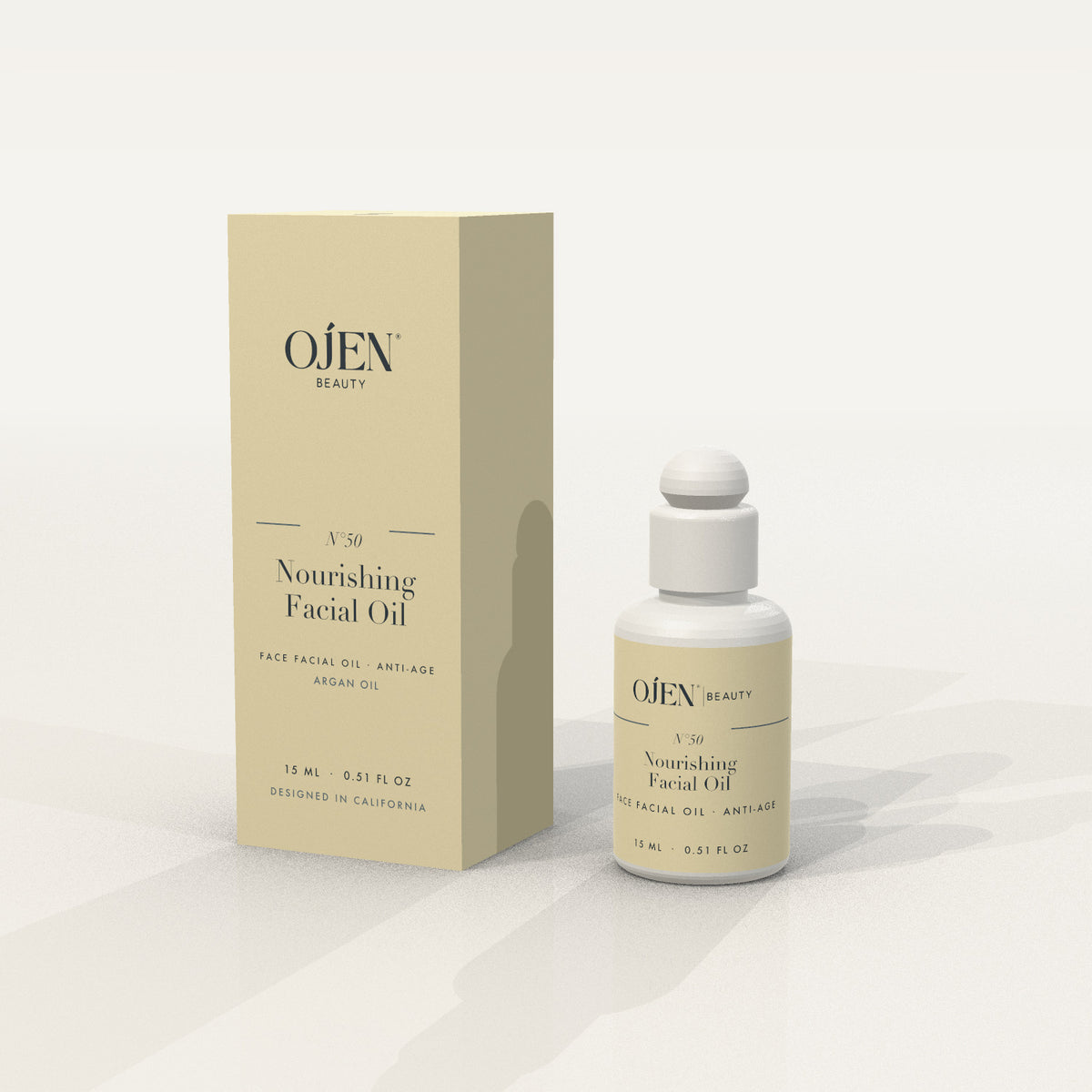 Ojen® N°50 Nourishing Facial Oil, 15 ml — with carton