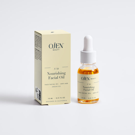 Ojen® N°50 Nourishing Facial Oil, 15 ml — with its box