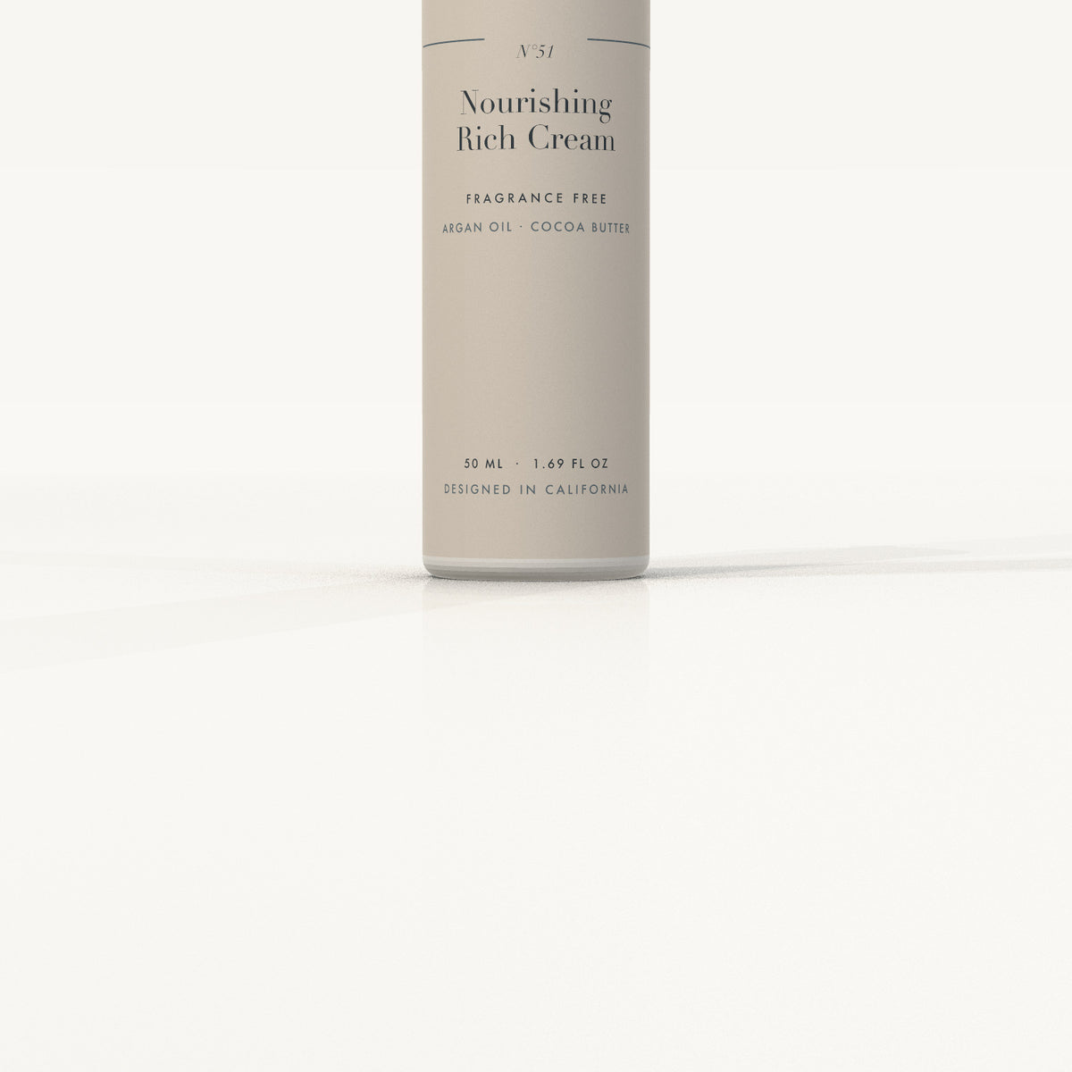 Ojen® N°51 Nourishing Rich Cream, Fragrance Free — label detail