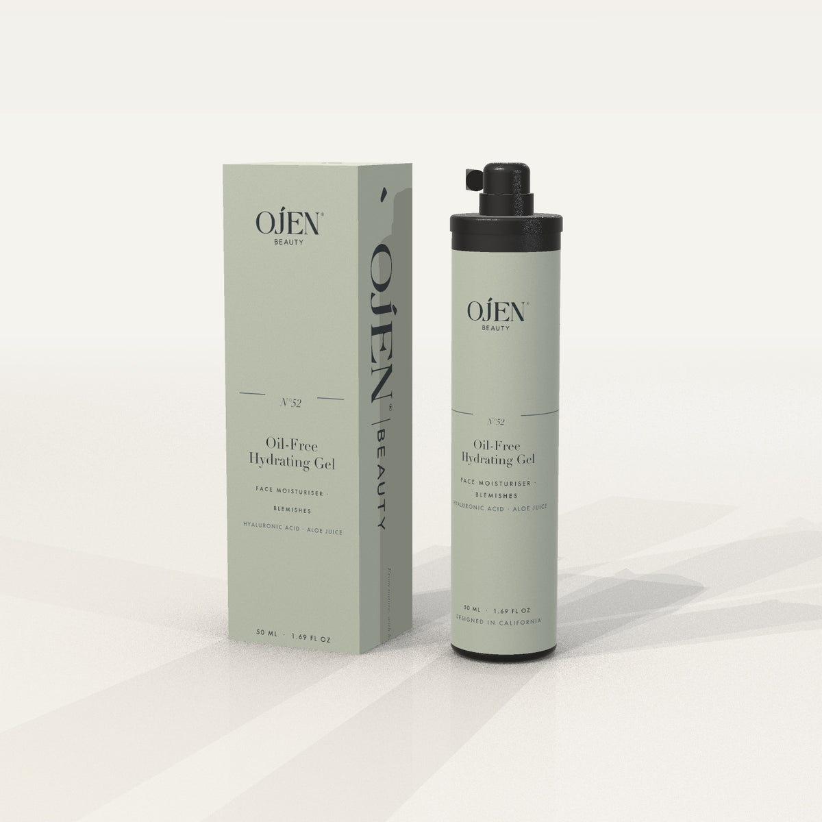 Ojen® N°52 Oil-Free Hydrating Gel (Black) — with carton