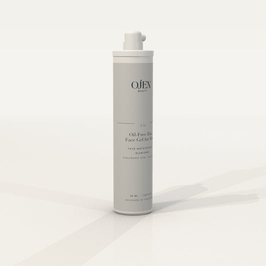 Ojen® N°54 Oil-Free Zinc Face Gel for Men — angled view