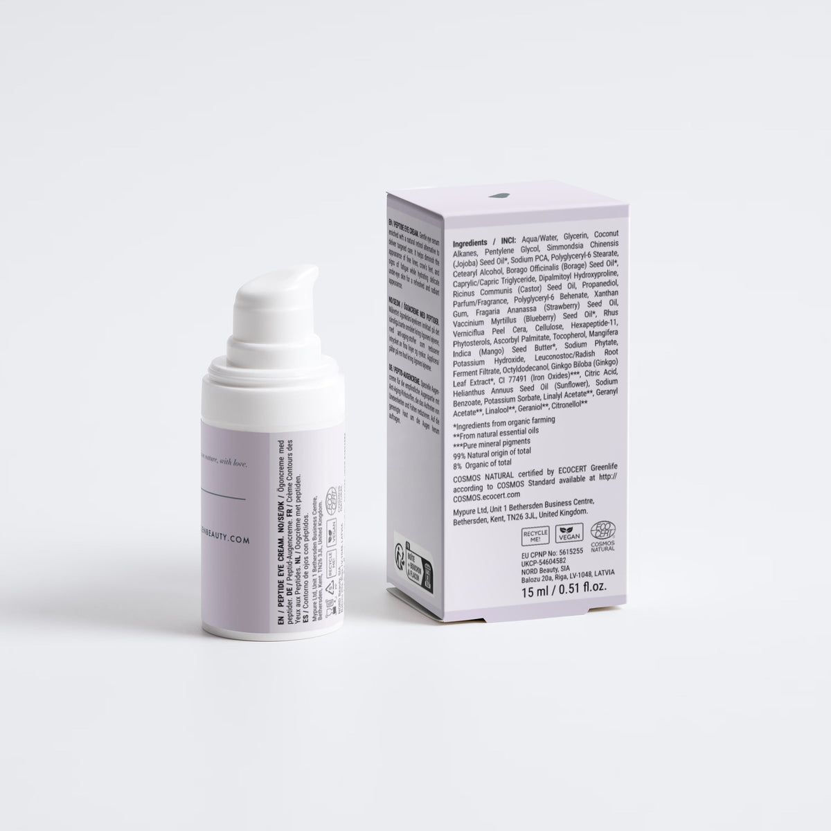 Ojen® N°55 Peptide Age - Defying Eye Cream — with its box