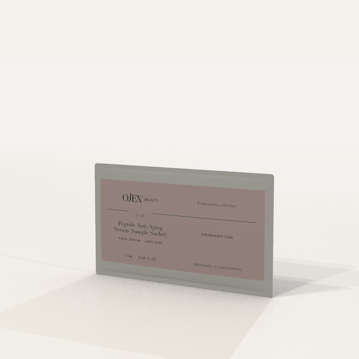 Ojen® N°59 Peptide Anti-Aging Serum (Sample Sachet) — angled view
