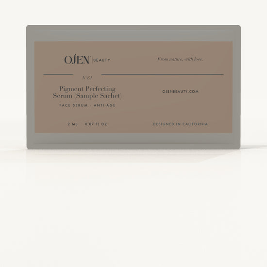 Ojen® N°61 Pigment Perfecting Serum (Sample Sachet) — label detail