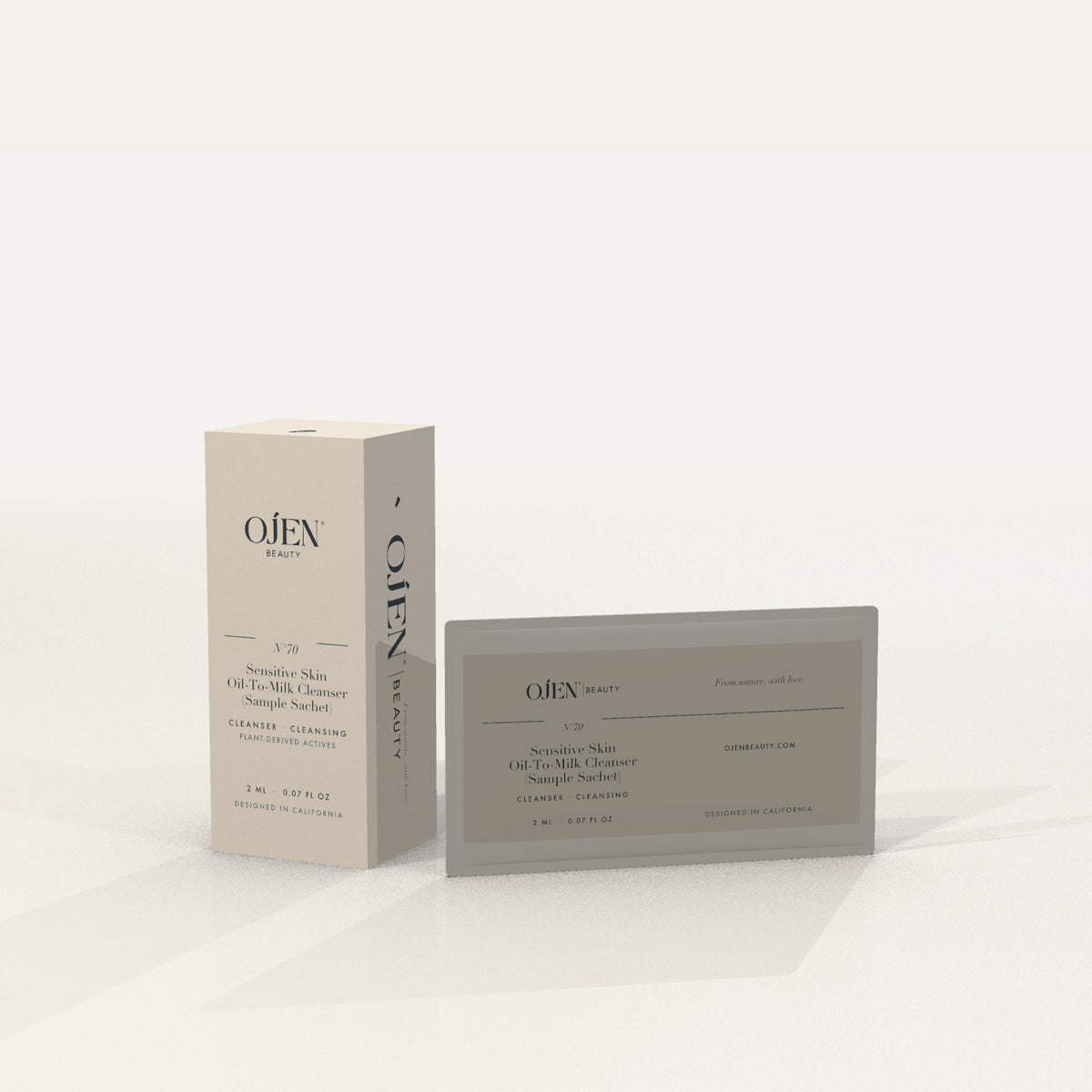 Ojen® N°70 Sensitive Skin Oil-To-Milk Cleanser (Sample Sachet) — with carton