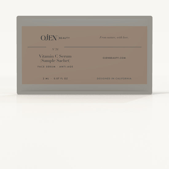 Ojen® N°76 Vitamin C Serum (Sample Sachet) — label detail
