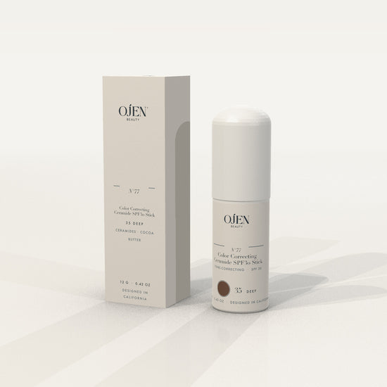 Ojen® N°77 Color Correcting Ceramide SPF30 Stick – 35 Deep — with carton
