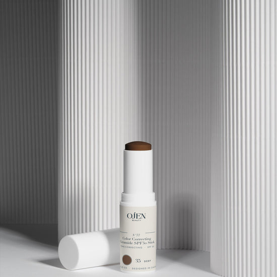 Ojen® N°77 Color Correcting Ceramide SPF30 Stick – 35 Deep — lifestyle