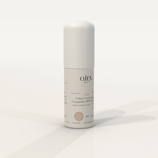 Ojen® N°78 Color Correcting Ceramide SPF30 Stick – 20 Light — angled view
