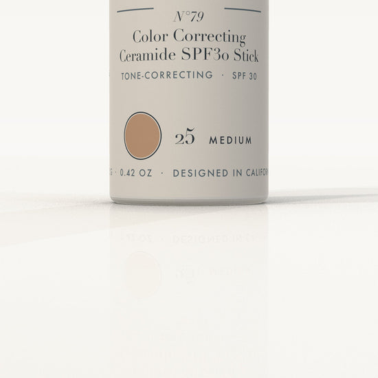 Ojen® N°79 Color Correcting Ceramide SPF30 Stick – 25 Medium — label detail