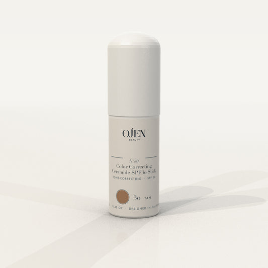 Ojen® N°80 Color Correcting Ceramide SPF30 Stick – 30 Tan — front