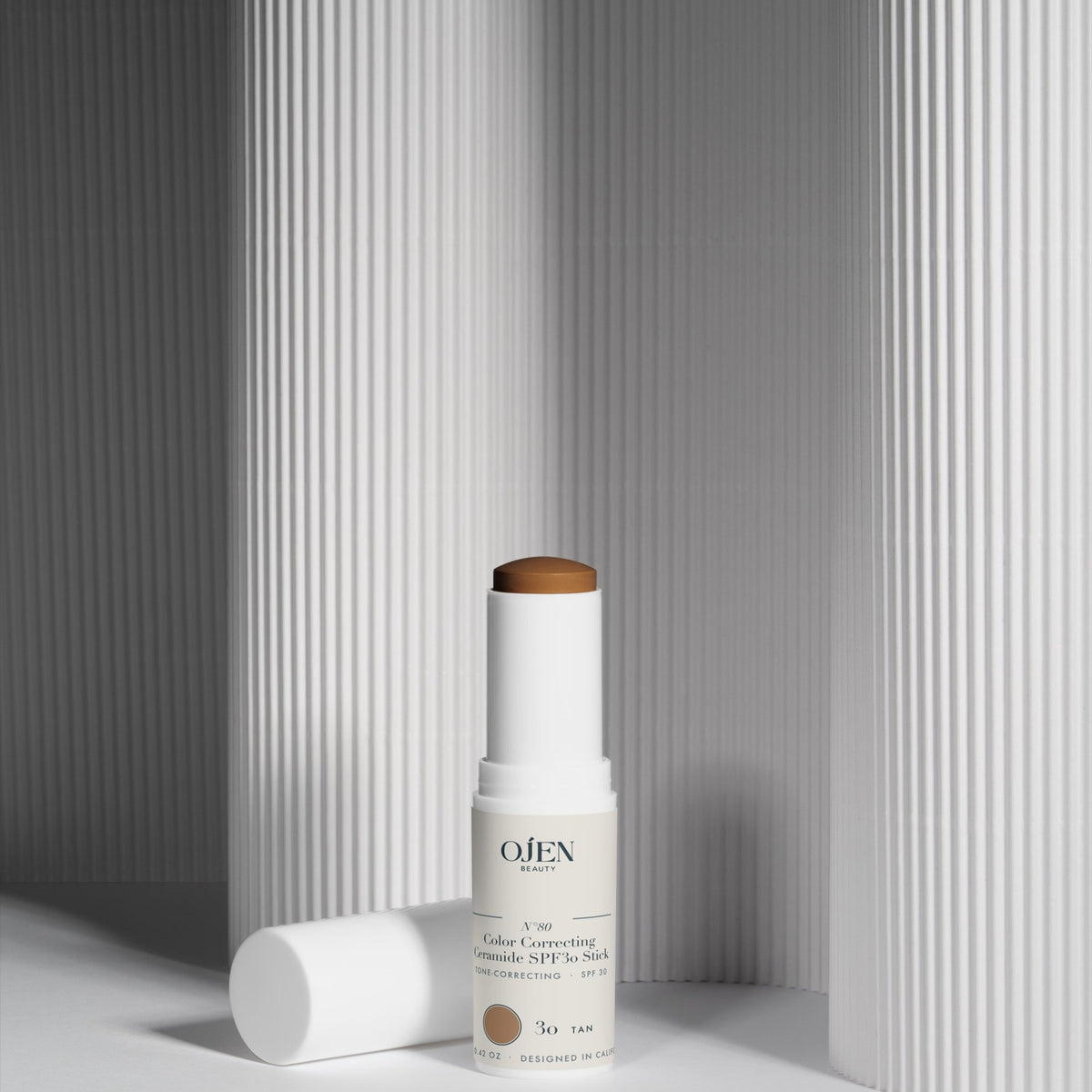 Ojen® N°80 Color Correcting Ceramide SPF30 Stick – 30 Tan — lifestyle