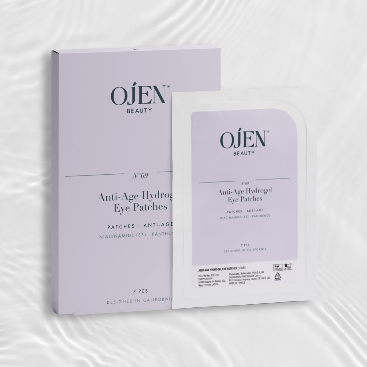 Ojen® N°9 Anti-Age Hydrogel Eye Patches — with its box