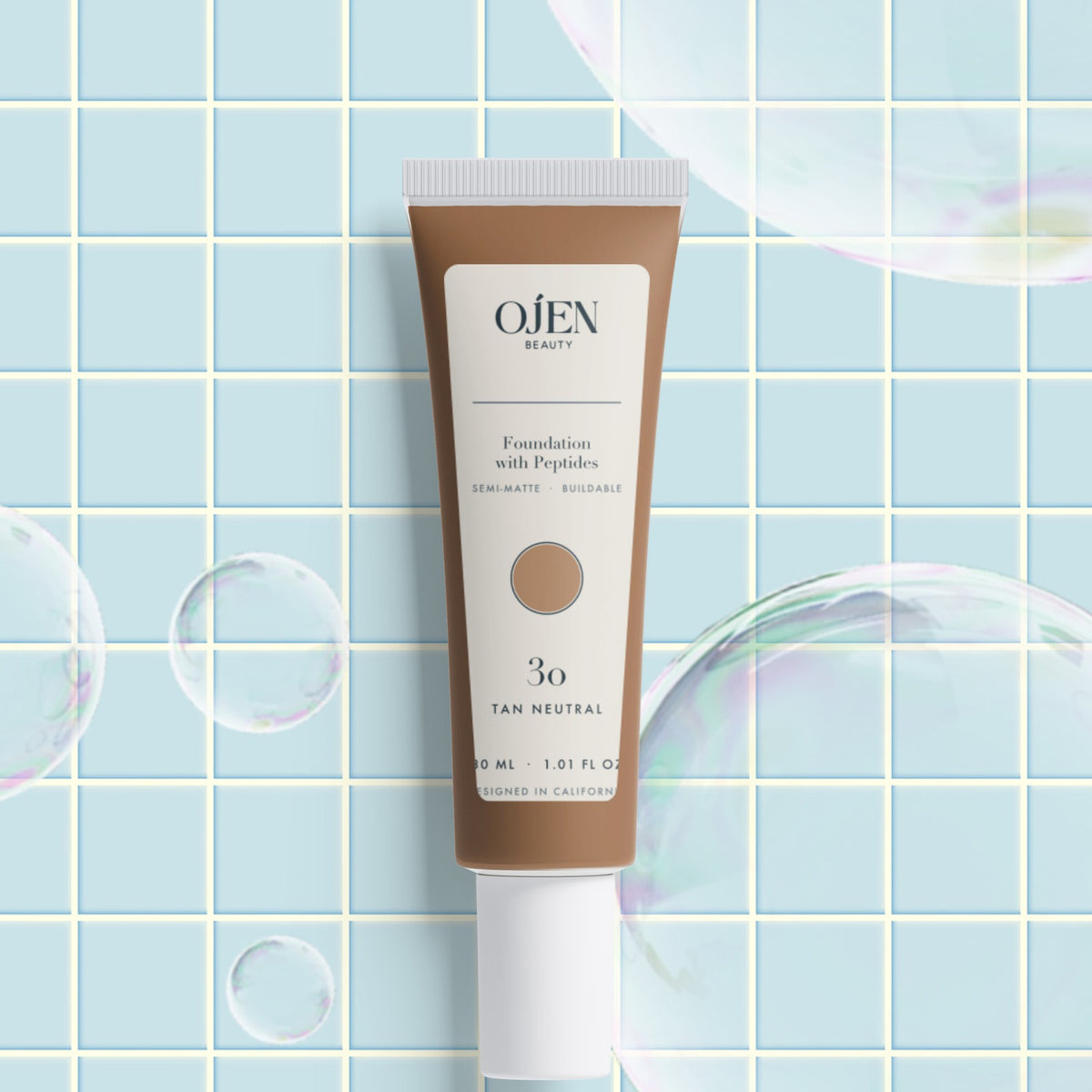 Ojen® N°93 Foundation with Peptides, 30 Tan Neutral — studio
