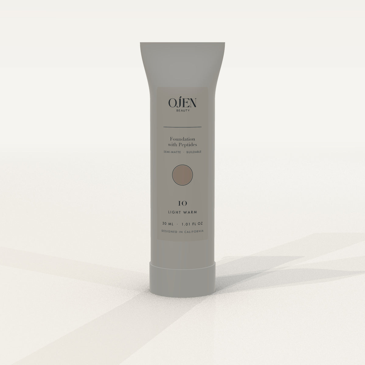 Ojen® N°90 Foundation with Peptides, 10 Light Warm — front