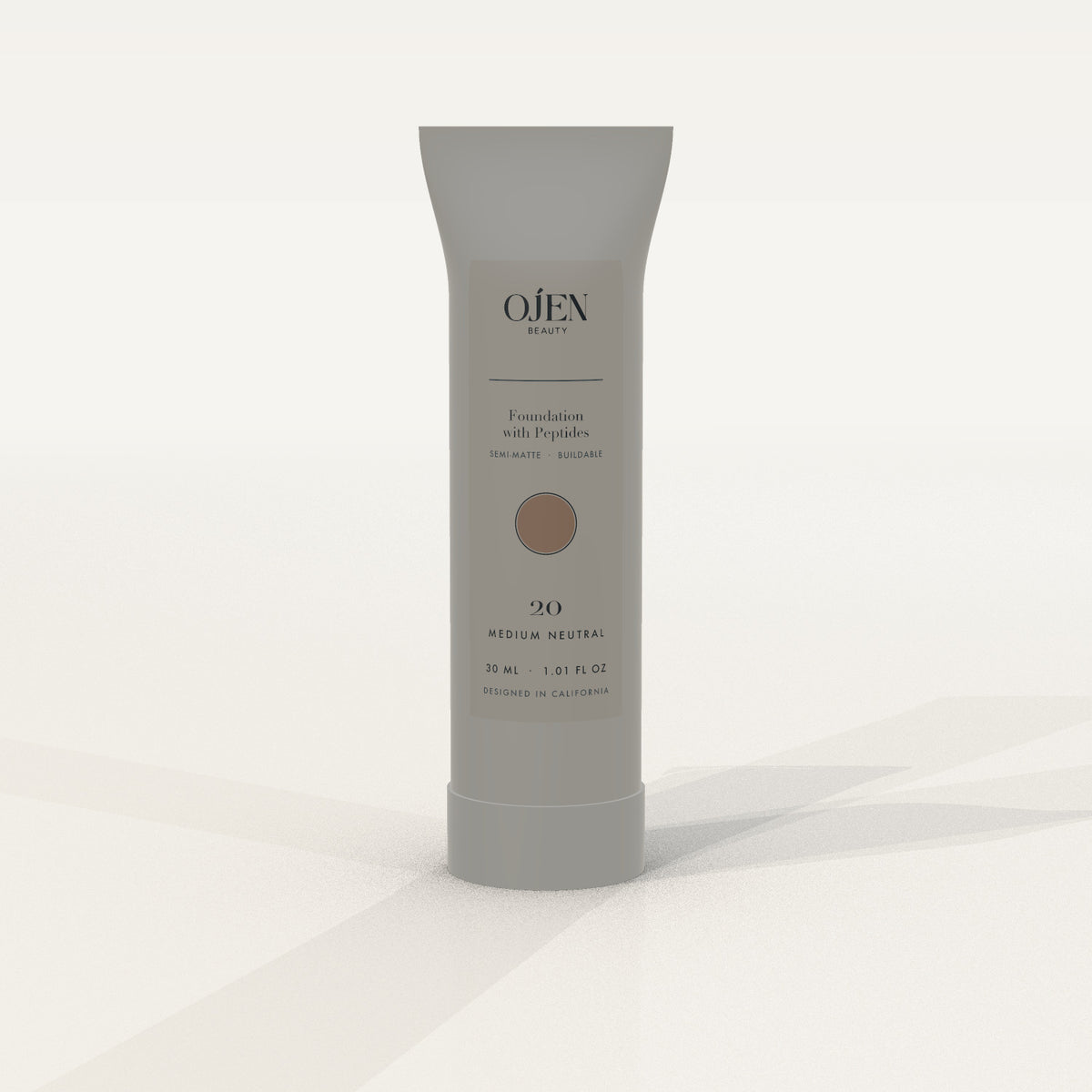 Ojen® N°92 Foundation with Peptides, 20 Medium Neutral — front