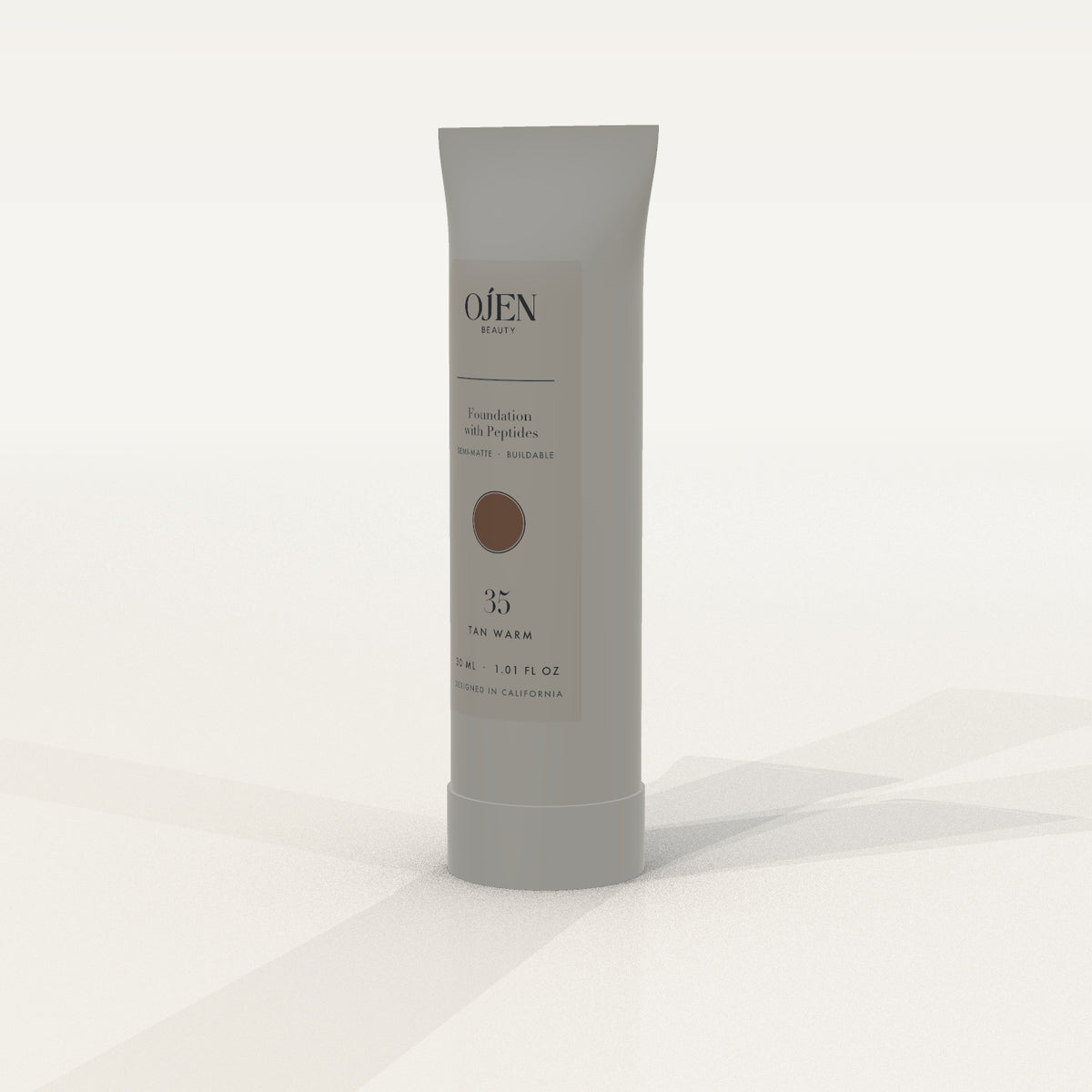 Ojen® N°94 Foundation with Peptides, 35 Tan Warm — angled view