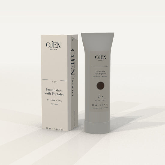 Ojen® N°97 Foundation with Peptides, 50 Deep Cool — with carton