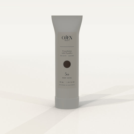 Ojen® N°97 Foundation with Peptides, 50 Deep Cool — front
