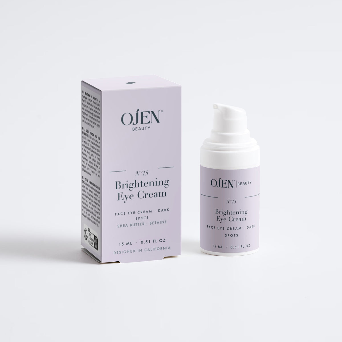Ojen® N°15 Brightening Eye Cream — with its box