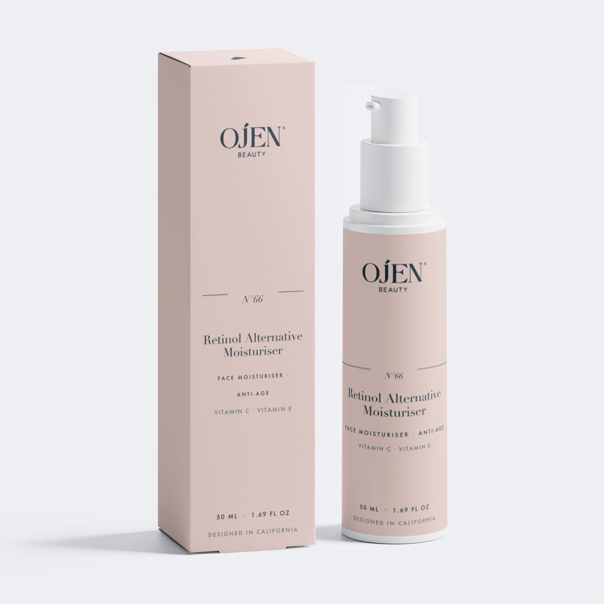 Ojen® N°66 Retinol Alternative Moisturiser — with its box