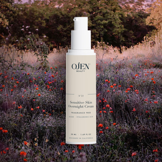 Ojen® N°71 Sensitive Skin Overnight Cream, Fragrance Free — lifestyle