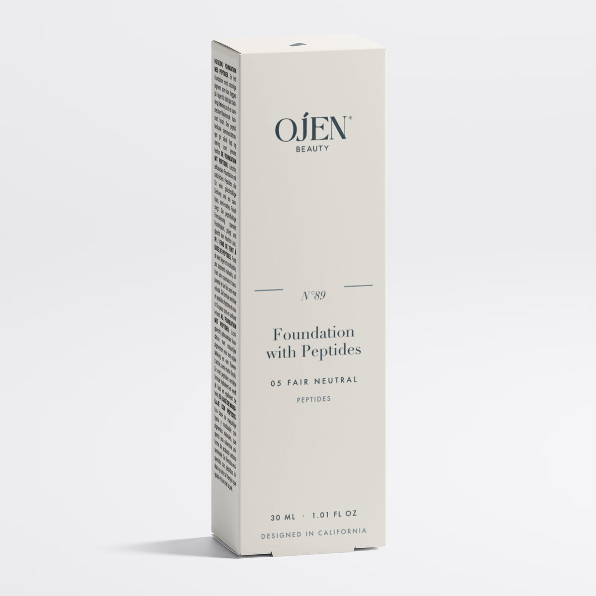 Ojen® N°89 Foundation with Peptides, 05 Fair Neutral — the carton