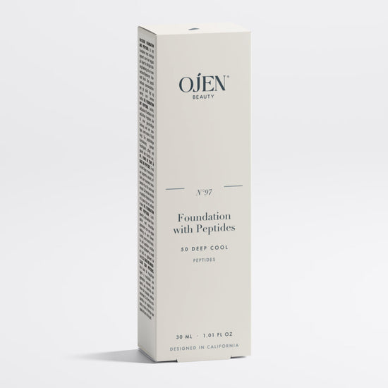 Ojen® N°97 Foundation with Peptides, 50 Deep Cool — the carton