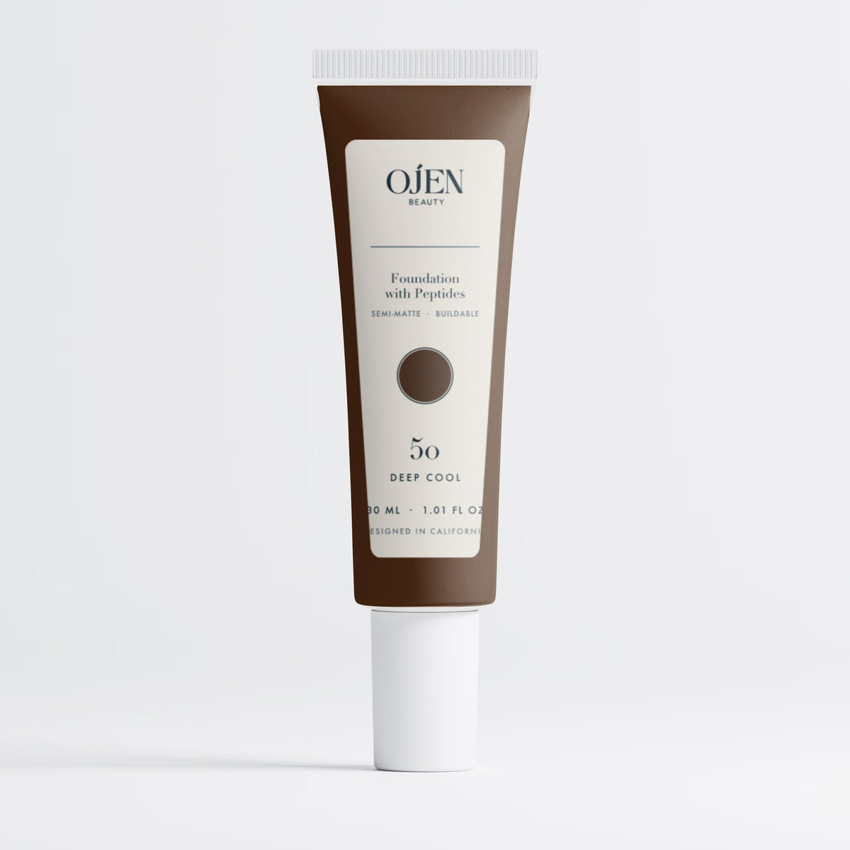 Ojen® N°97 Foundation with Peptides, 50 Deep Cool — studio